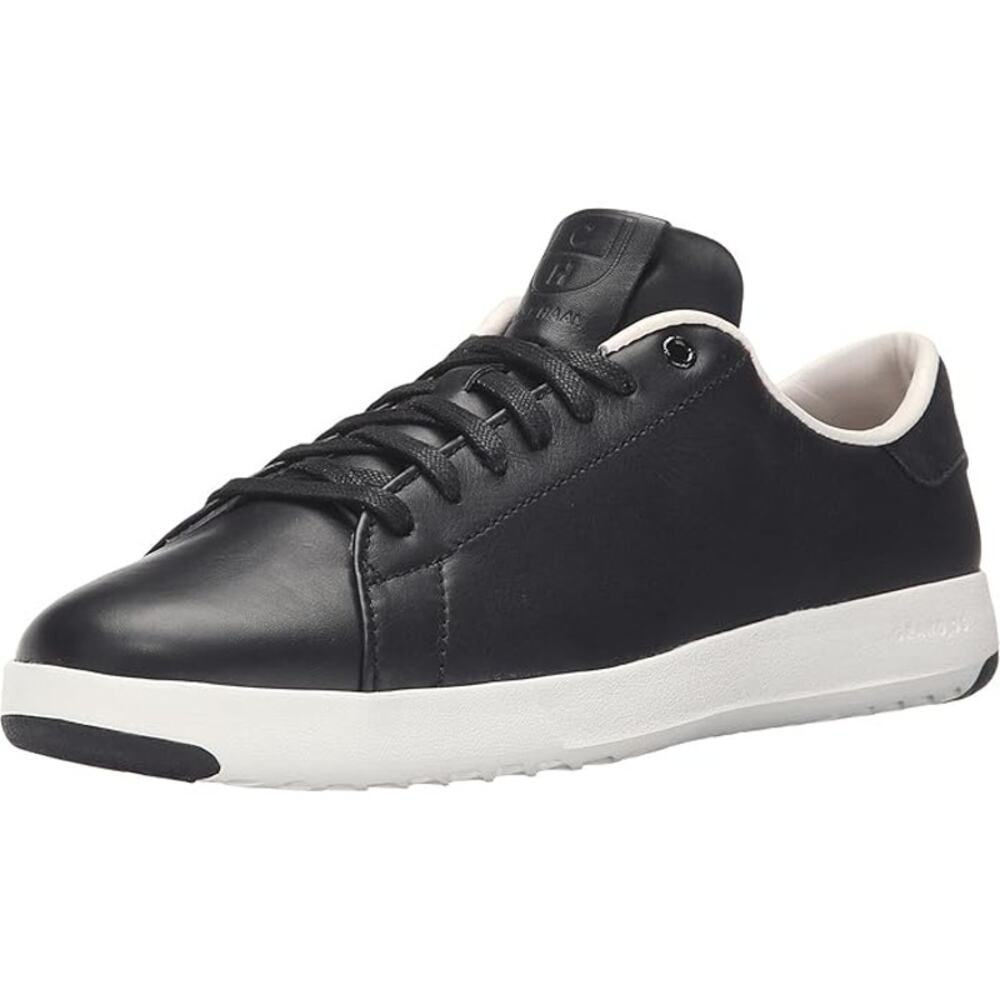 NWT Cole Haan Women's Grandpro Tennis Lace up Casual Shoes,Black/White-Size 9.5